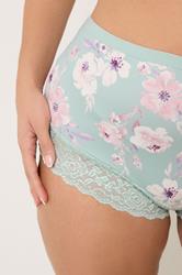 YOURSET 3 PACK Plus Size Pink Lace Trim Full Briefs | Yours Clothing 5