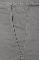 BadRhino Big & Tall Charcoal Grey Elasticated Waist Stretch Cargo Shorts | BadRhino 5