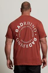 BadRhino Big & Tall Burnt Red Circle Logo T-Shirt | BadRhino 2