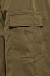 LTS Tall Khaki Green Belted Wide Leg Cargo Trousers | Long Tall Sally 4