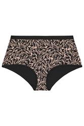 YOURSET 5 PACK Plus Size Black Leaf Print Full Briefs | Yours Clothing 7