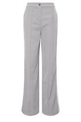 LTS Tall Women's Light Grey Side Stripe Wide Leg Trousers | Long Tall Sally 5