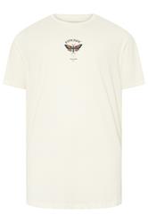 JACK & JONES Big & Tall Antique White Graphic T-Shirt