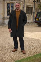 BadRhino Big & Tall Black Formal Overcoat | BadRhino 3