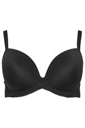 YOURSET 2 PACK Plus Size White & Black Soft Touch Moulded Underwired T-Shirt Bras | Yours Clothing 9