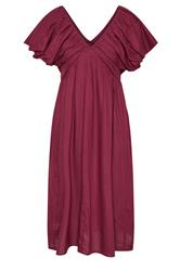 PixieGirl Petite Women's Burgundy Red Velvet Bow Mini Dress | PixieGirl 7