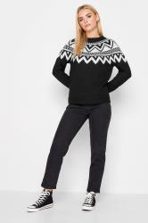 PixieGirl Black Fairisle Roll Neck Jumper | PixieGirl  2