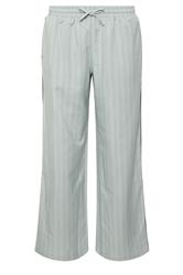 PixieGirl Petite Women's Blue Stripe Pull On Wide Leg Trousers | PixieGirl 7