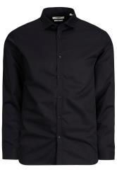 JACK & JONES Big & Tall Black Shirt