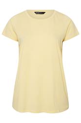 YOURS Curve Yellow Core T-Shirt