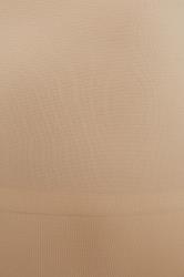 Plus Size Nude Seamless Control High Waisted Full Briefs | Yours Clothing 2