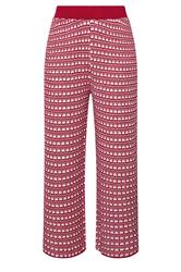 LIMITED COLLECTION Curve Red Boucle Wide Leg Trousers