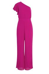 STAR Fuchsia Pink Wide Leg Corsage Jumpsuit