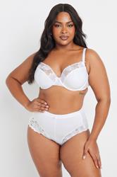 YOURS 2 PACK Plus Size Black & White Lace Non Padded Underwired Bras 5