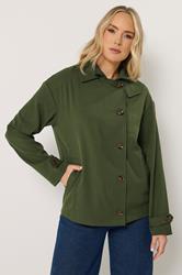 LTS Tall Women's Olive Green Utility Jacket | Long Tall Sally 3