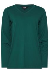 LTS PREMIUM Tall 2 PACK Burgundy Red & Green V-Neck Modal Tops | Long Tall Sally 9