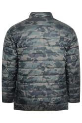 D555 Big & Tall Green Camo Puffer Jacket | BadRhino 5