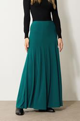 LTS Tall Women's Teal Green Godet Maxi Skirt | Long Tall Sally 1