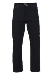 KAM Big & Tall Black KBS 150 Straight Leg Jeans