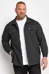 BadRhino Big & Tall Black Zip Through Jacket | BadRhino 3