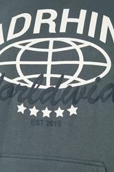 BadRhino Big & Tall Stormy Blue Worldwide Hoodie 8