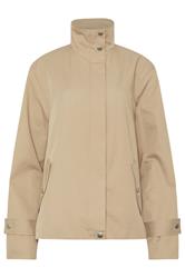 LTS Tall Women's Natural Brown Funnel Neck Jacket | Long Tall Sally 5