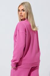 LIMITED COLLECTION Plus Size Pink 'Après 98' Slogan Sweatshirt | Yours Clothing 4