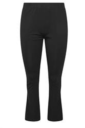YOURS Curve Black Flared Leggings
