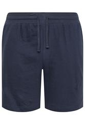 BadRhino Big & Tall Navy Blue Textured Shorts | BadRhino 5