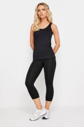 PixieGirl Petite Women's Black Basic Cropped Leggings | PixieGirl 3