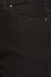 BadRhino Big & Tall Black Straight Leg Stretch Jeans | BadRhino 9