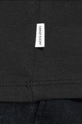 JACK & JONES Big & Tall Black Basic T-Shirt | BadRhino 1