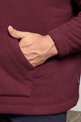 BadRhino Big & Tall Burgundy Borg Lined Fleece | BadRhino 5