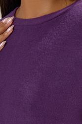 YOURS Plus Size Purple Soft Touch Jumper | Yours Clothing 4