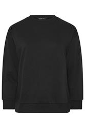 YOURSET Plus Size 2 PACK Black & Pink Sweatshirts | Yours Clothing 10