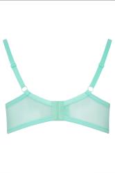 YOURSET 2 PACK Plus Size Blue & White Lace Underwired Mesh Bras | Yours Clothing 10