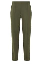 M&Co Khaki Green Ponte Seam Detail Trousers