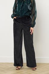 LTS Tall Black Velvet Palazzo Trousers | Long Tall Sally 2
