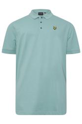 LYLE & SCOTT Big & Tall Light Blue Short Sleeve Polo Shirt