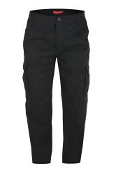 D555 Big & Tall Black Cargo Trousers | BadRhino 2
