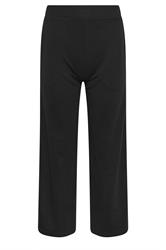 PixieGirl Petite Women's Black Wide Leg Joggers | PixieGirl 5