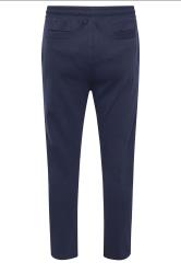 BadRhino Big & Tall Navy Blue Textured Jersey Joggers | BadRhino 9