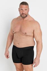 JACK & JONES Big & Tall 5 PACK Tone Black Boxers | BadRhino 1