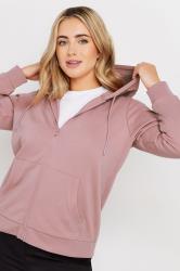 M&Co Pink Essential Zip Through Hoodie | M&Co 4