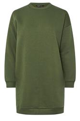 YOURS Plus Size Khaki Green Sweatshirt | Yours Clothing  5