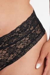 YOURS 3 PACK Curve Black Lace Brazilian Briefs | Yours Clothing  5