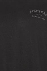 FIRETRAP Big & Tall Black 'Born To Ride' Print T-Shirt | BadRhino 2