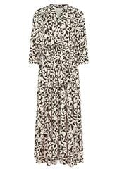 M&Co Brown Floral Tiered Maxi Dress | M&Co 5