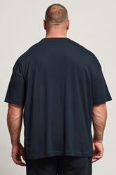 IronRhino Big & Tall Navy Blue 'Rest Day' T-Shirt | BadRhino 2