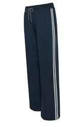 LTS Tall Navy Blue Side Tape Wide Leg Joggers